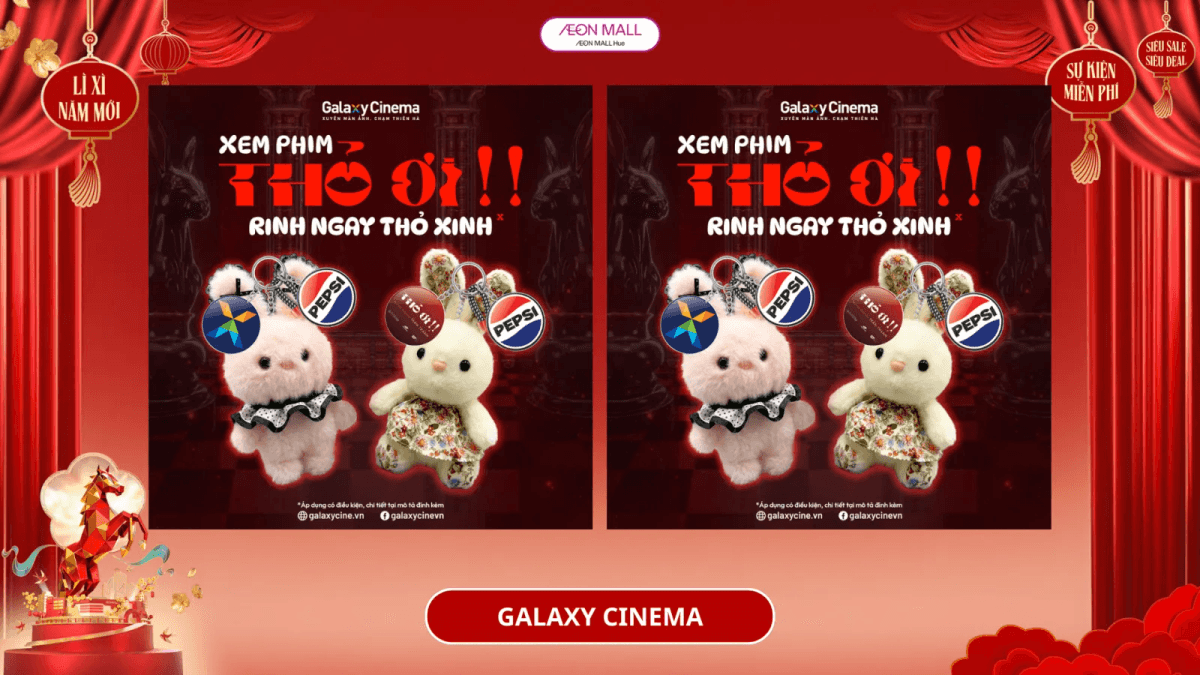 Plüsch-Schlüsselanhänger zum Film „Thỏ Ơi“ von Galaxy Cinema