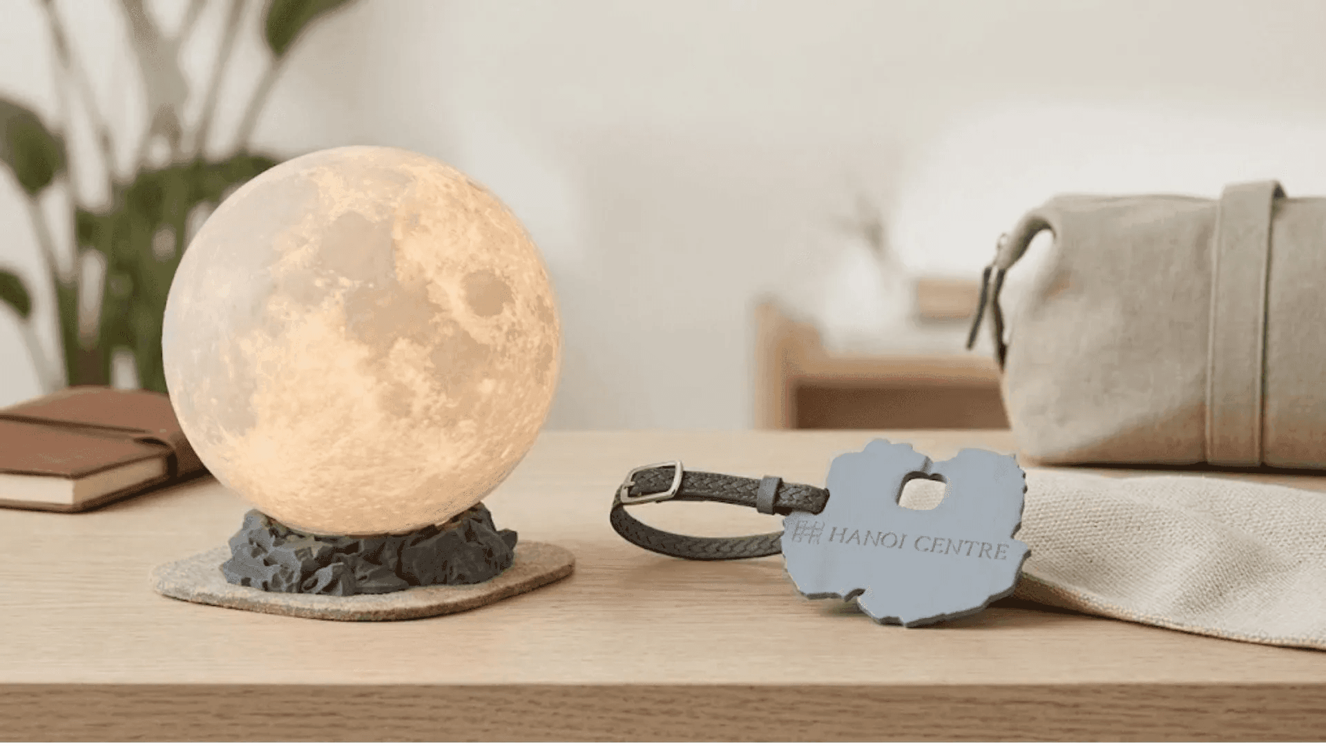 Lámpara de luna 3D