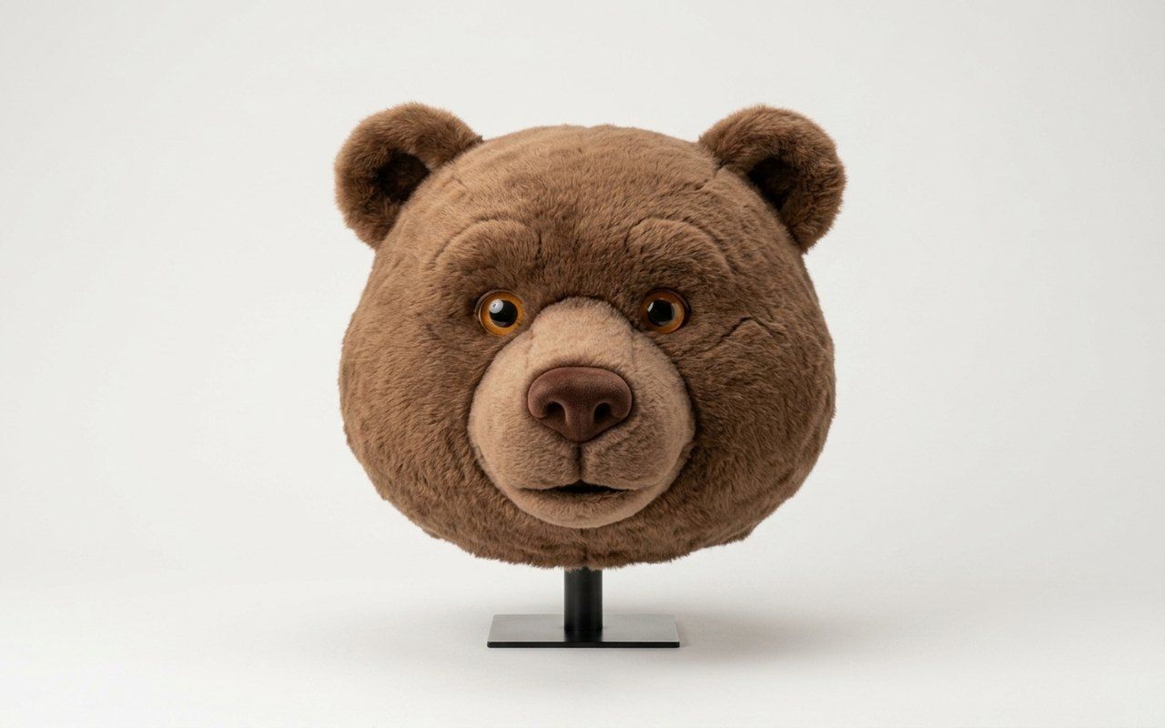 Takara custom molded mascot costume head and sculpted foam components