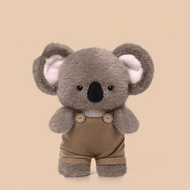 Plüschtier Koala in Latzhose, Wildtier-Serie, 31 cm