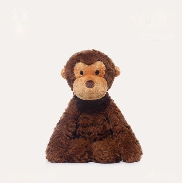 Thú bông khỉ Pluto lông nâu ấm áp, 24cm