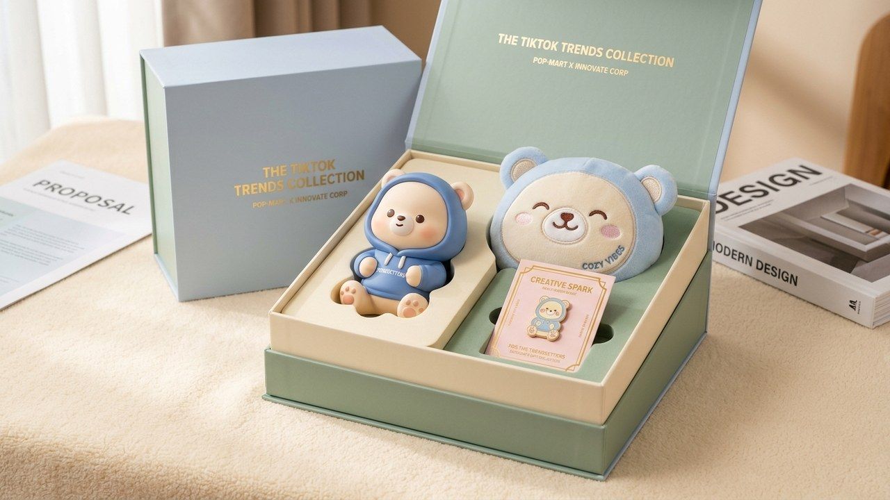 Brand Mascot and Pop-Mart Trend Kit corporate gifting proposal set