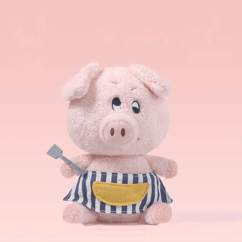 Plüschtier Schweinchen als Koch, Berufe-Serie, 24 cm