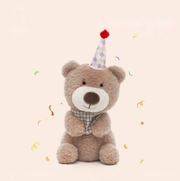 Birthday Series Little Bear plush toy, 28cm