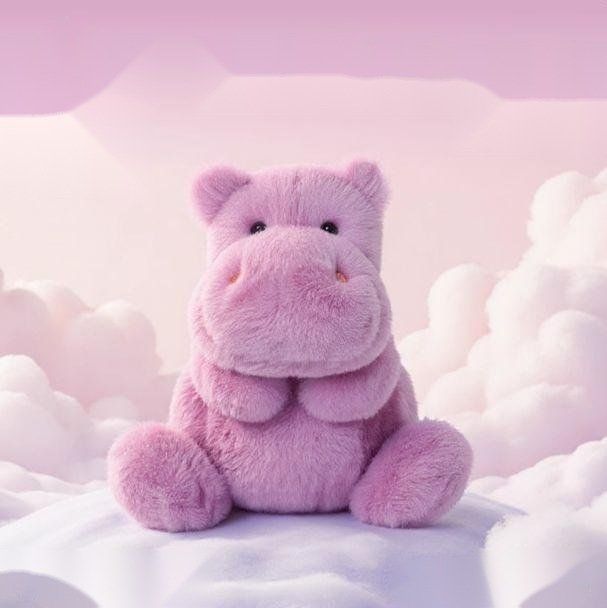 Douding Series - Hippo plush toy, 26cm
