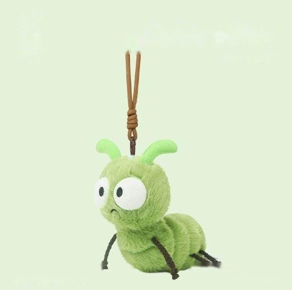 Caterpillar Lanyard plush toy, 15cm
