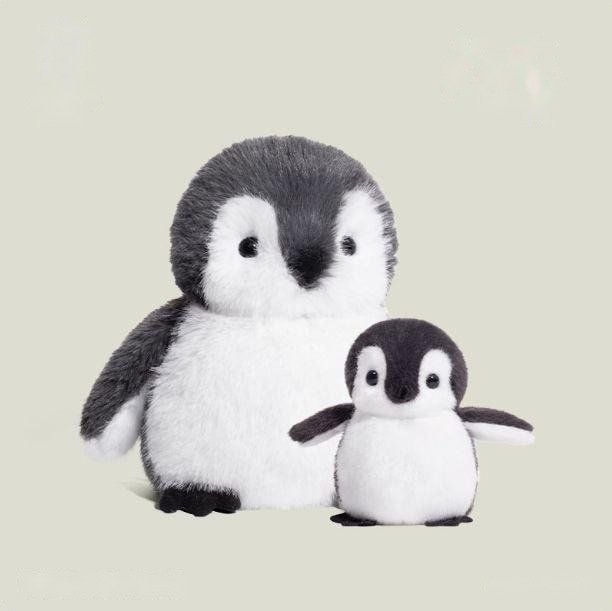 Carter Penguin (Smoky Grey Whole Body) plush toy, 20cm