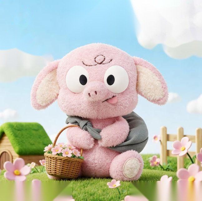 Mischief Squad - Piglet plush toy, 23cm