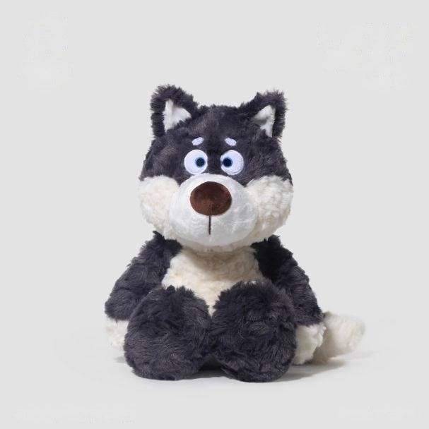 Curious Gray Wolf - thú bông OEM 40cm, sản xuất bởi Takara