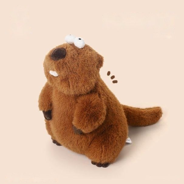 Groundhog Dan - thú bông OEM 29cm, sản xuất bởi Takara