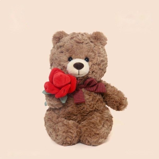 Rose Little Bear - thú bông OEM 28.5cm, sản xuất bởi Takara