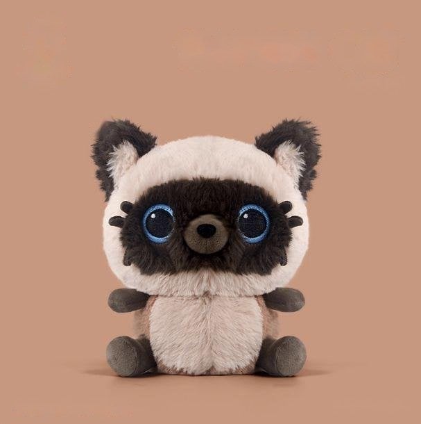Coal Siamese Cat - thú bông OEM 17.5cm, sản xuất bởi Takara