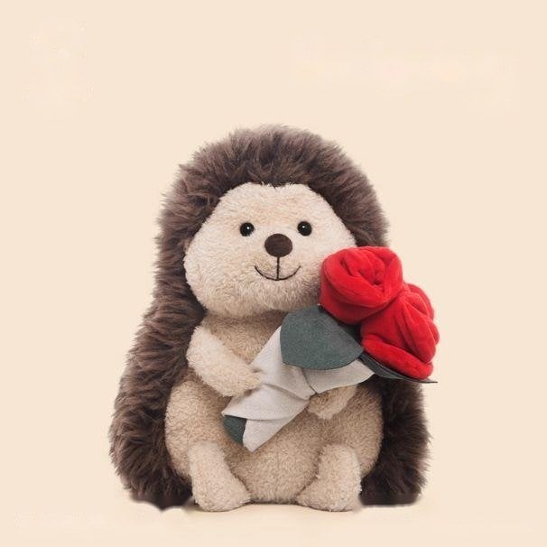 Rose Hedgehog - thú bông OEM 28cm, sản xuất bởi Takara