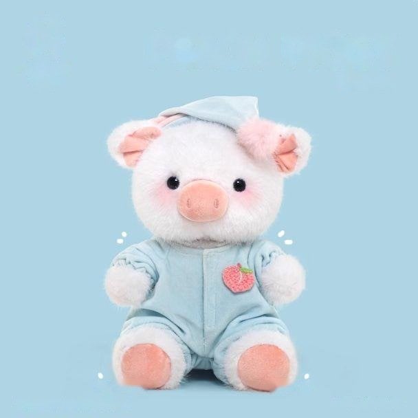 White Peach Piggy - thú bông OEM 23.5cm, sản xuất bởi Takara