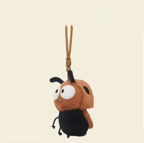 Ladybug Keychain Lanyard - thú bông OEM 17cm, sản xuất bởi Takara