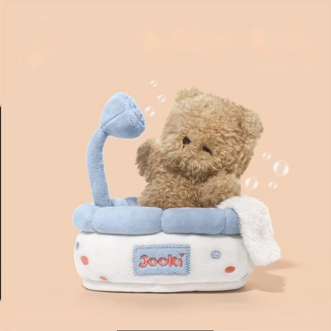 Bubble Bath Series - Little Bear - thú bông OEM 15cm, sản xuất bởi Takara