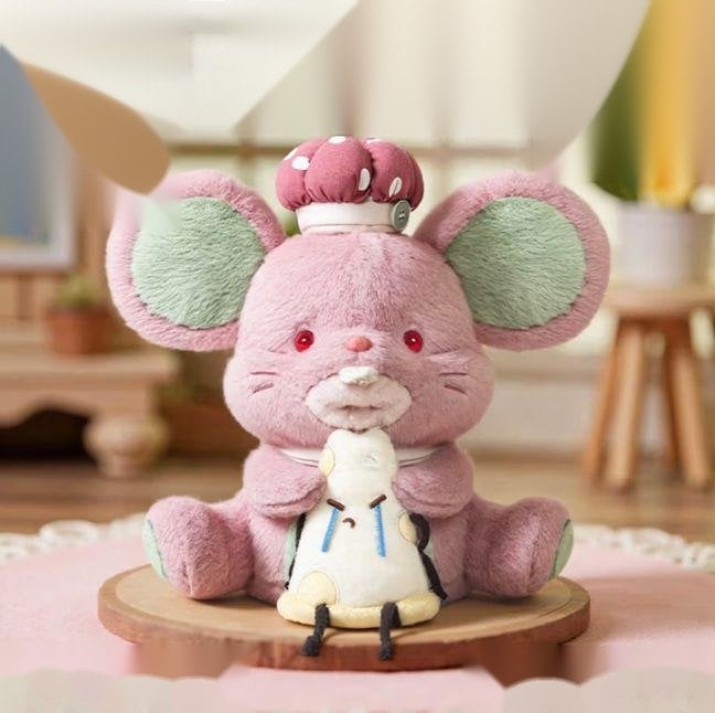Cheese Series (Pink Mouse) - thú bông OEM 29cm, sản xuất bởi Takara