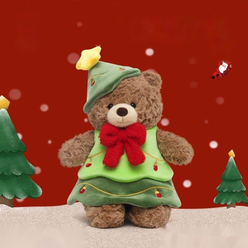 Christmas Little Bear - thú bông OEM 35cm, sản xuất bởi Takara
