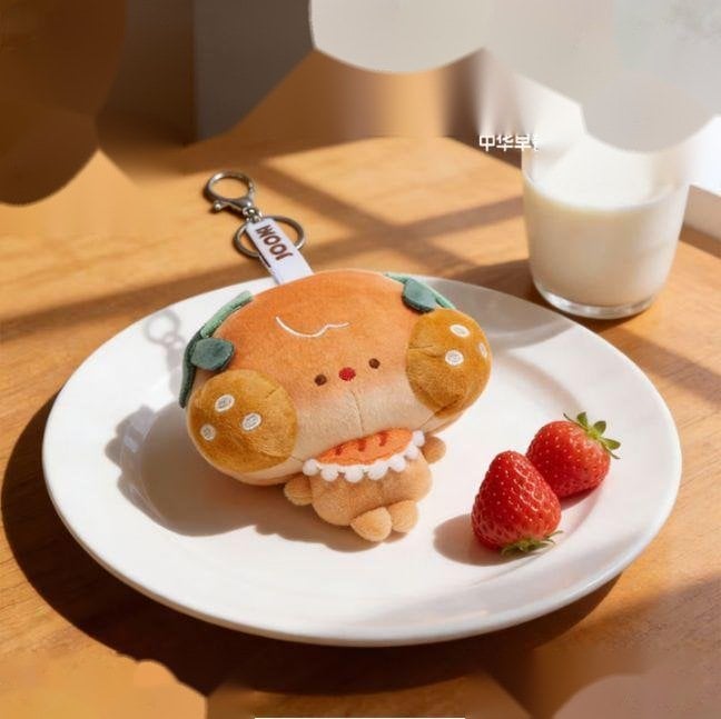 Breakfast Series - Sauce Pancake - thú bông OEM 12cm, sản xuất bởi Takara