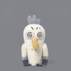 Radish Birds - Dizzy Gull - thú bông OEM 24cm, sản xuất bởi Takara