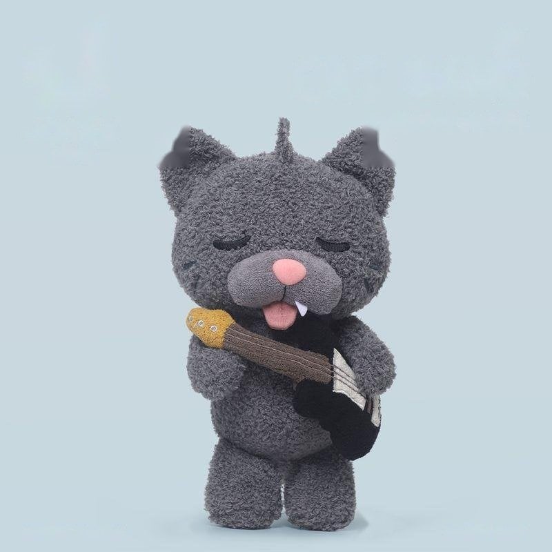 Cat Band - Eddie the Bassist - thú bông OEM 30CM, sản xuất bởi Takara