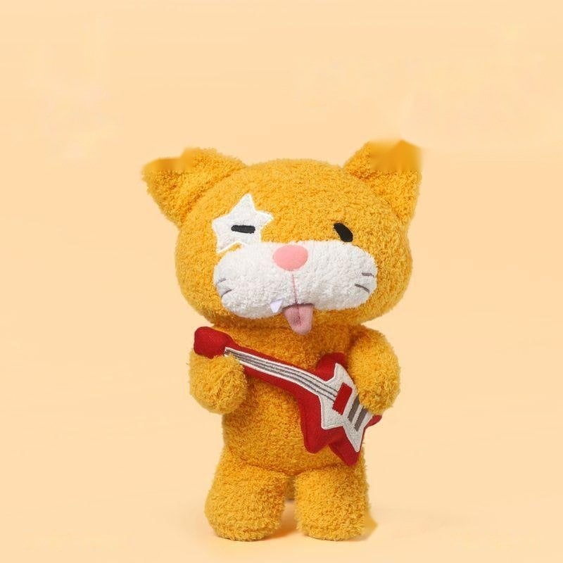 Cat Band - Dom Guitarist - thú bông OEM 30CM, sản xuất bởi Takara