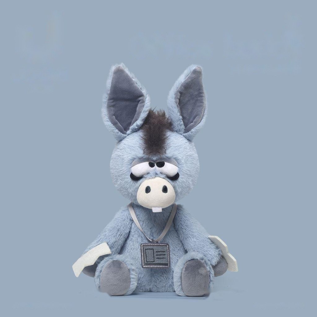Work Buddy - Blue Donkey - thú bông OEM 32cm, sản xuất bởi Takara