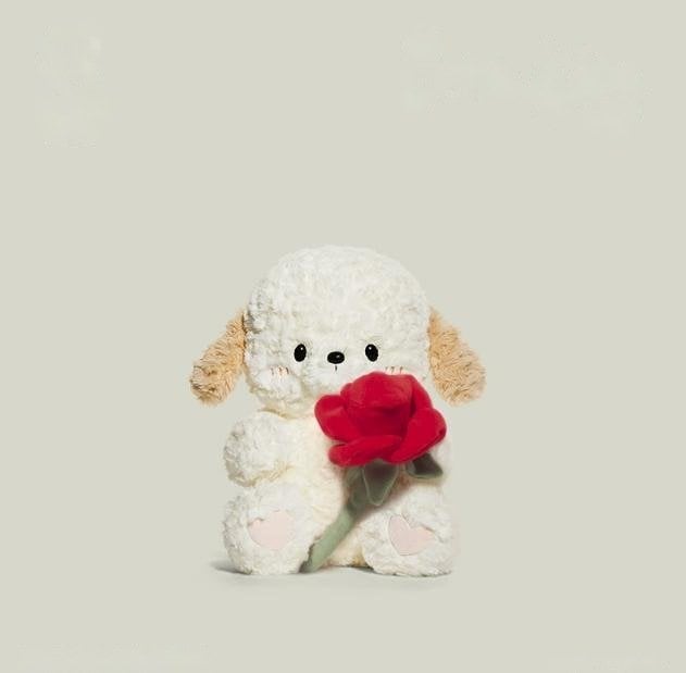 Bern Dog Rose - thú bông OEM 23cm, sản xuất bởi Takara