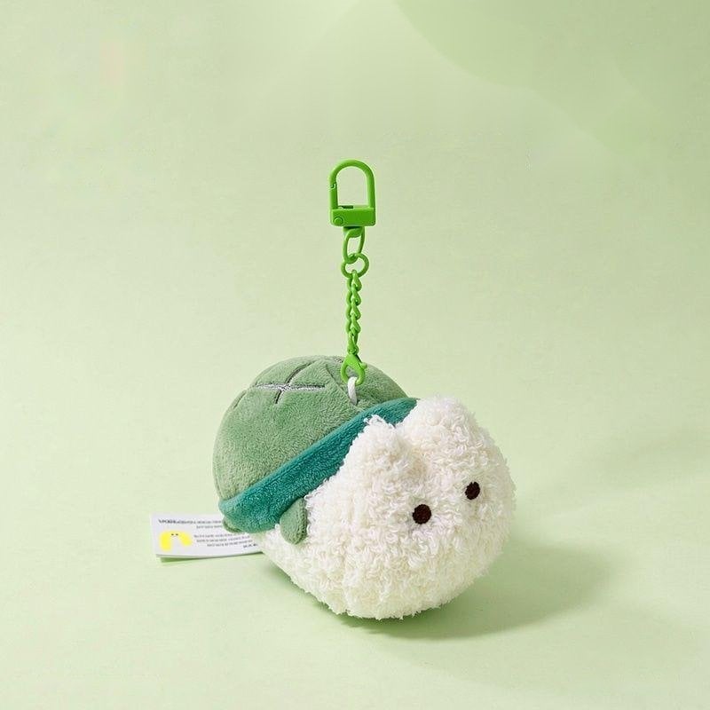 Turtle Snail - thú bông OEM 14.5cm (kèm dây treo), sản xuất bởi Takara