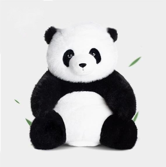 Flower Panda Sitting Style - thú bông OEM 30 cm, sản xuất bởi Takara