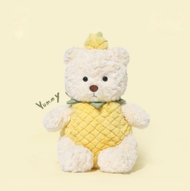 White Pineapple Bear - thú bông OEM 35cm, sản xuất bởi Takara
